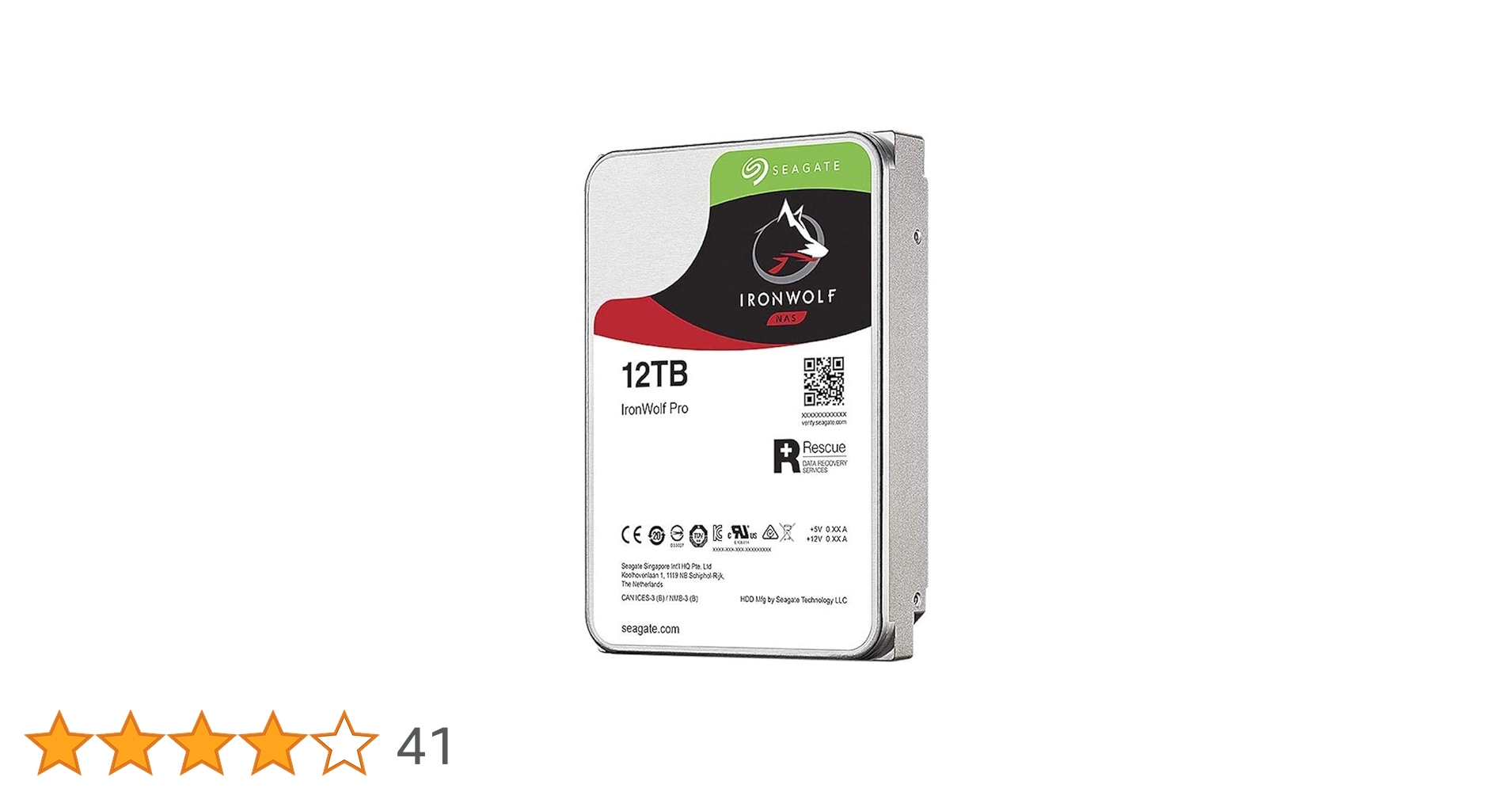 Seagate IronWolf Pro 12TB 新品 保証あり Seagate ST12000NE0008 IronWolf Pro 12 TB Hard Drive-512E